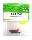 AXIAL AXA1365 鋁合金延伸柱(紅色7X35mm)